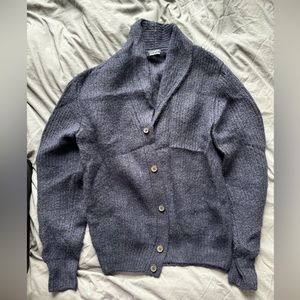 Navy Suitsupply Wool Cardigan